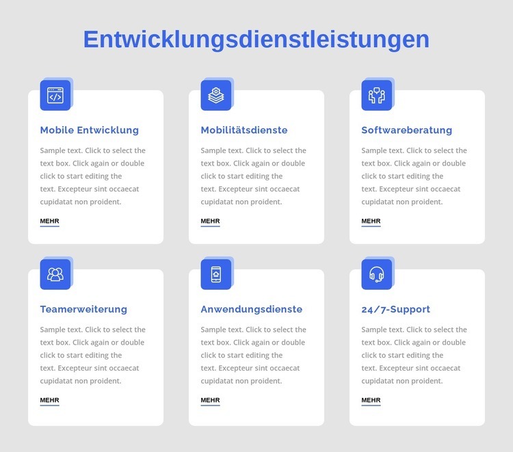 Entwicklung von Web-Apps Website design