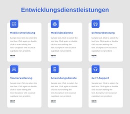 Entwicklung Von Web-Apps - Kostenlose Website-Vorlage