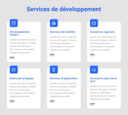 Superbe Conception De Site Web Pour Développement D'Applications Web