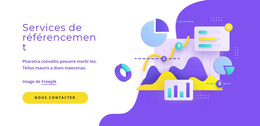 Page HTML Pour Services De Référencement