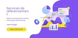 Services De Référencement - Modèle HTML5 Professionnel Personnalisable