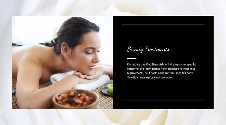 Spa relax time  Homepage Design