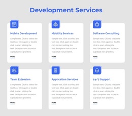 Web App Development - Functionality HTML5 Template