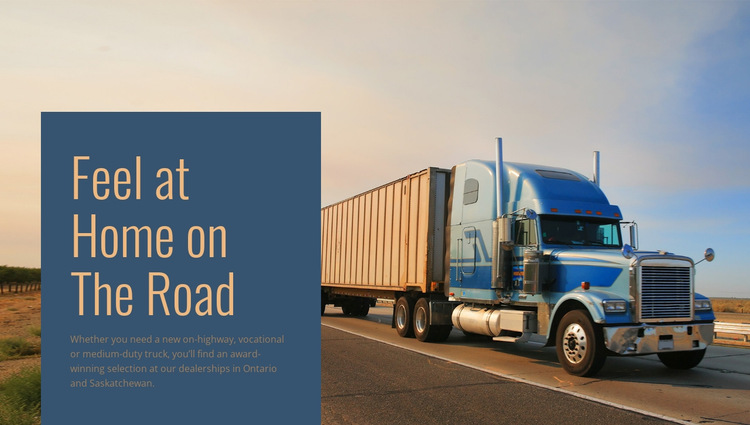 Vehicle logistics operator HTML5 Template