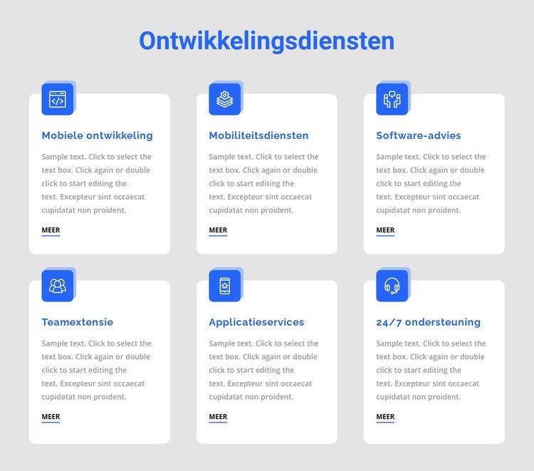 Ontwikkeling van web-apps Bestemmingspagina