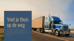 Responsieve HTML Voor Voertuiglogistiek Operator