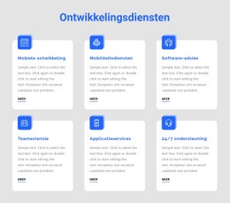 Ontwikkeling Van Web-Apps - Multifunctionele Websitebouwer