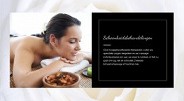 Spa Ontspannen Tijd Website-Ontwerp
