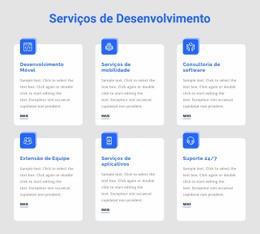 Desenvolvimento De Aplicativos Da Web - Maquete Do Site