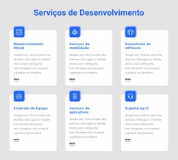 Desenvolvimento De Aplicativos Da Web - Site Gratuito De Uma Página