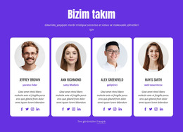 Web Tasarımcıları Ve Web Geliştiricileri - HTML Web Sayfası Şablonu