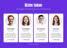 Web Tasarımcıları Ve Web Geliştiricileri - Basit Tek Sayfalık Şablon