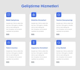 Web Uygulaması Geliştirme - Ücretsiz Web Sitesi Şablonu