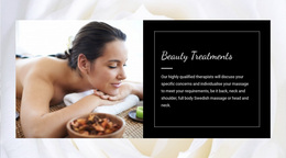 Spa Relax Time - Functionality Web Page Design