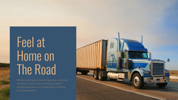 Multipurpose Website Mockup For Vehicle Logistics Operator
