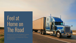 Responsive HTML For Vehicle Logistics Operator
