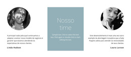 Site HTML Para Meninas Do Nosso Time