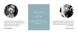 Meninas Do Nosso Time - Modelo HTML5