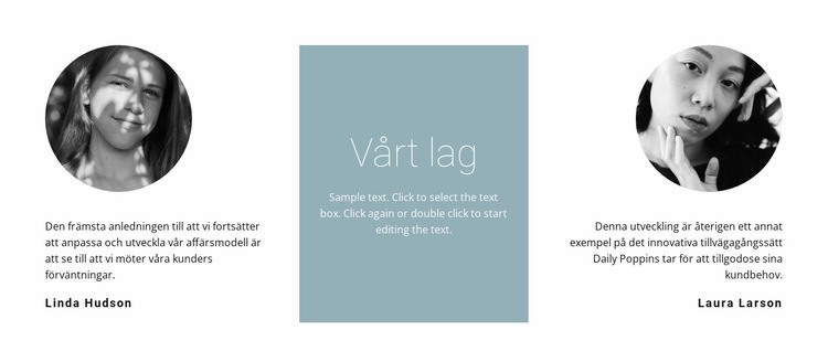 Tjejer från vårt lag CSS -mall