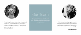 Girls From Our Team - Free Download Homepage Design
