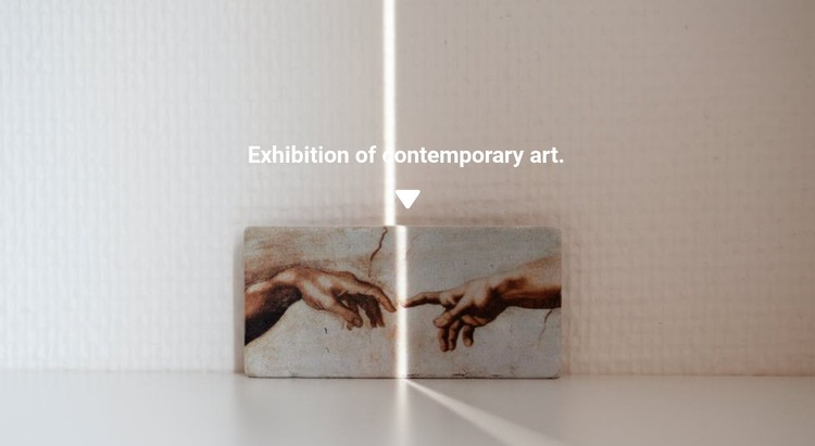 Exhibition of paintings CSS Template