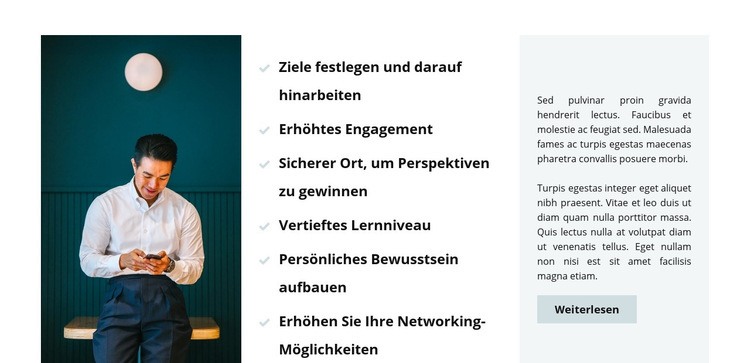 Business-Coach Website Builder-Vorlagen