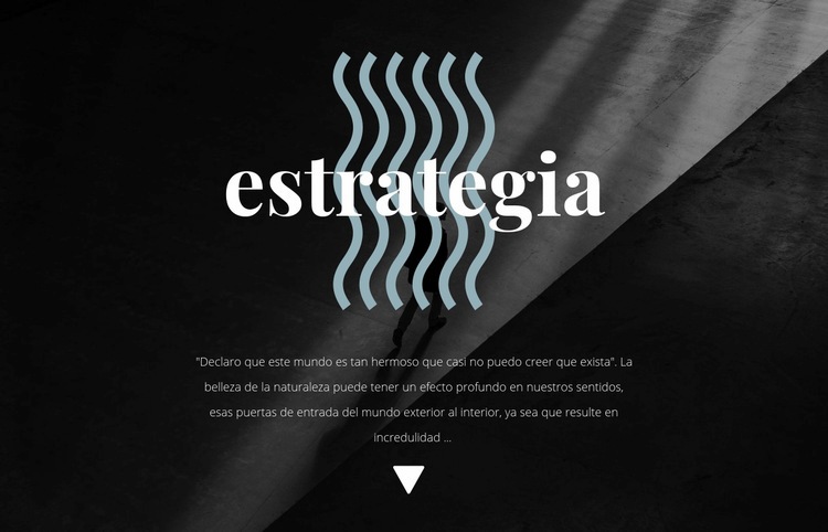 Estrategia Plantilla HTML5