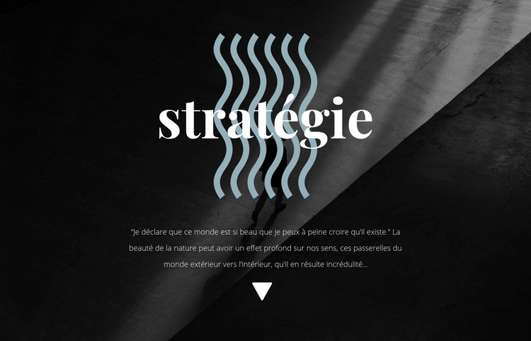 Stratégie Créateur de site Web HTML