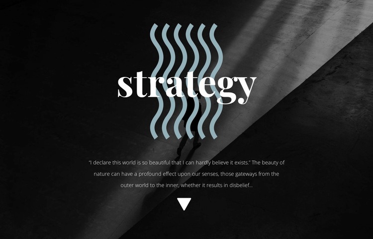 Strategy Homepage Design