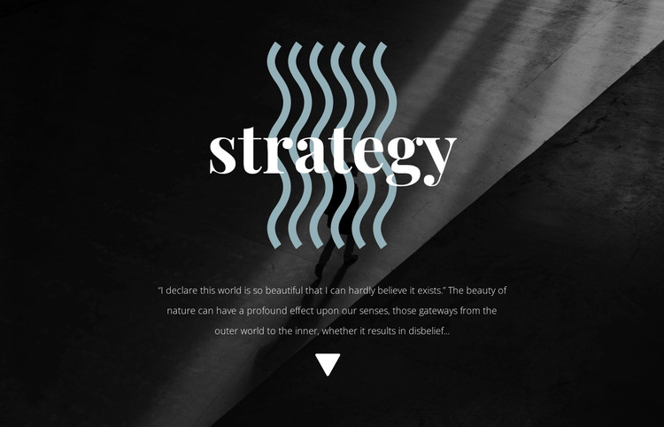 Strategy HTML5 Template