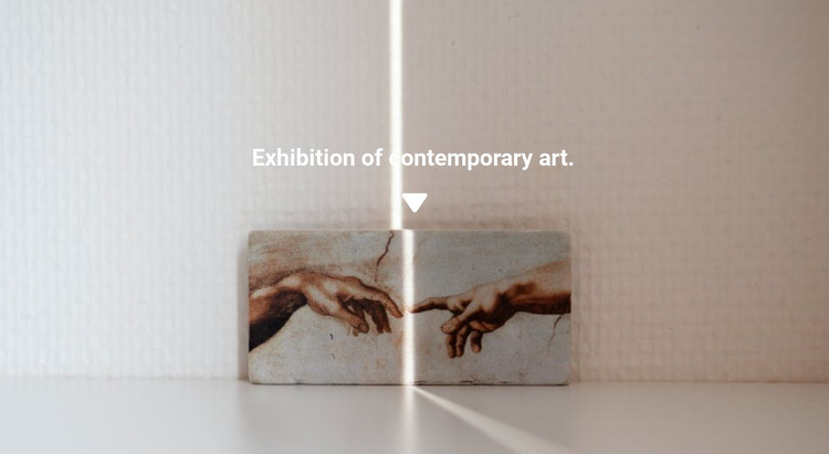 Exhibition of paintings HTML5 Template