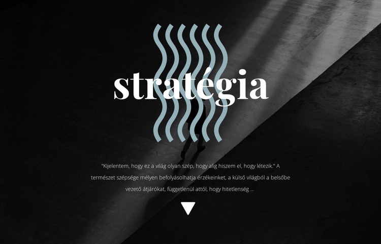Stratégia Weboldal sablon