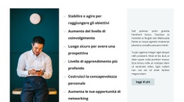 Allenatore Di Affari - HTML Builder Online