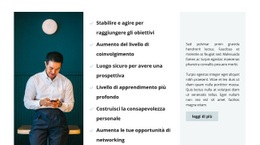 Tema HTML5 Per Allenatore Di Affari
