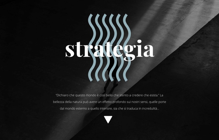 Strategia Modello HTML5