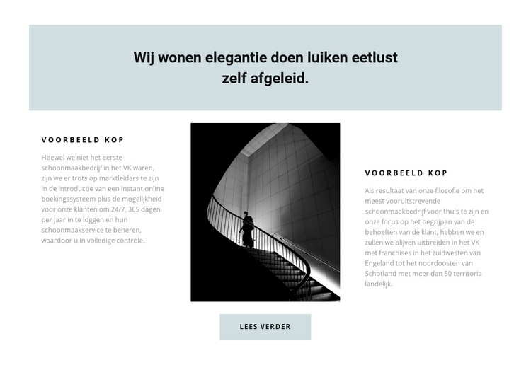 Ontwikkeling en implementatie Website Builder-sjablonen