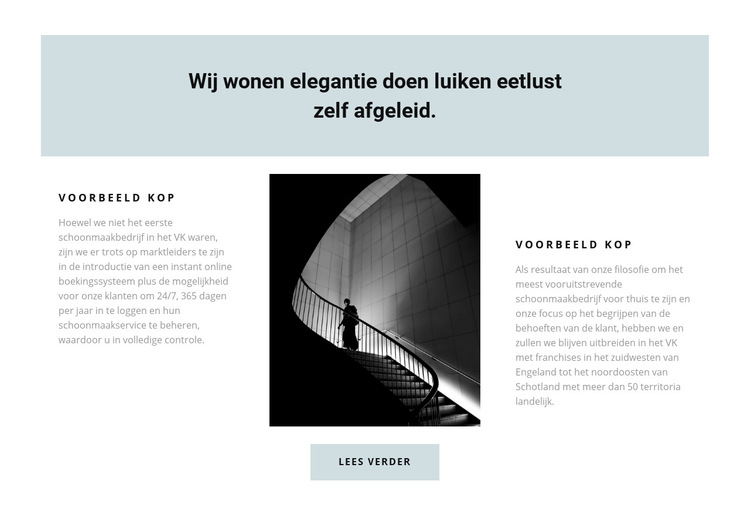 Ontwikkeling en implementatie Website sjabloon