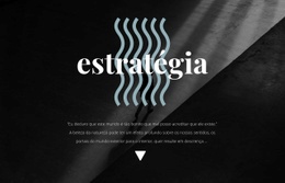 Estratégia - Design Moderno Do Site