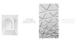 Site HTML Para Obras De Jovens Criadores