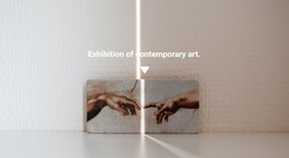 Exhibition Of Paintings - Personal Website Template