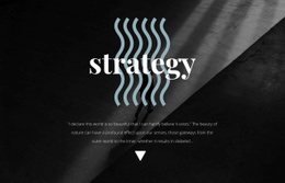 Strategy - Webpage Layout