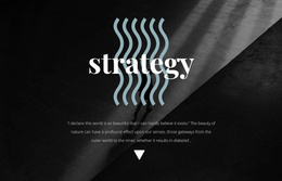 Strategy - Custom Landing Page