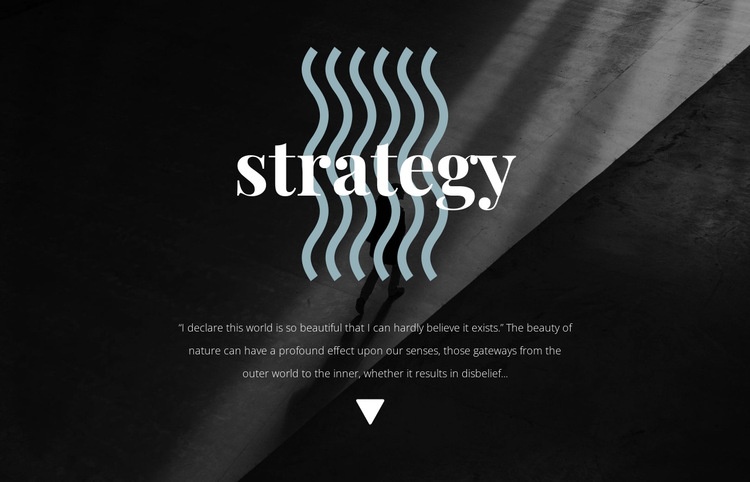 Strategy Wix Template Alternative