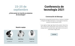 Conferencia De Tecnología 2021 - Diseño Web Polivalente