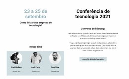 Conferência De Tecnologia 2021