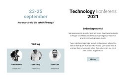 Teknikkonferens 2021 - Webbdesign För Flera Ändamål