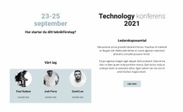 Teknikkonferens 2021 - HTML-Mallkod