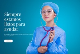 Atención Médica Urgente Plantilla CSS De Tabla