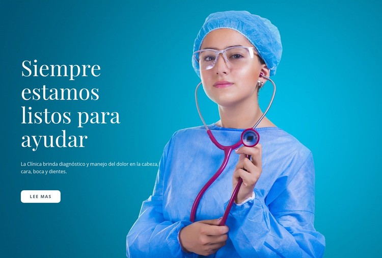 Atención médica urgente Plantilla CSS