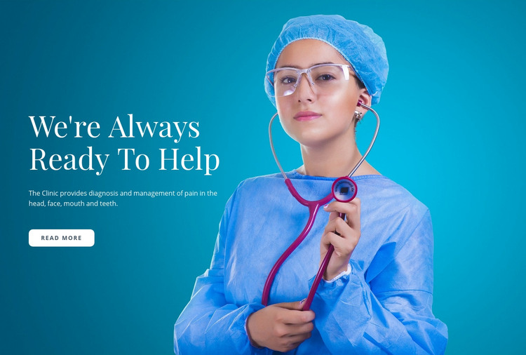 Express Medical Care Homepage Design
